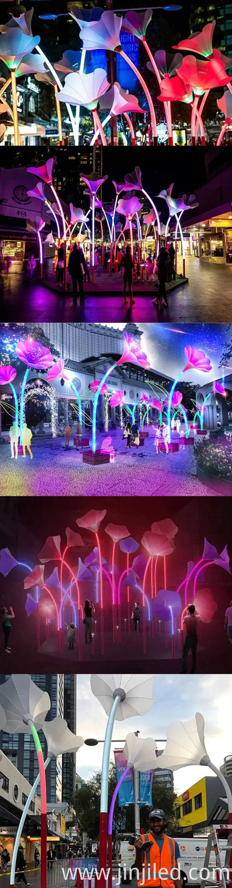 Outdoor Decorative Flower Lights